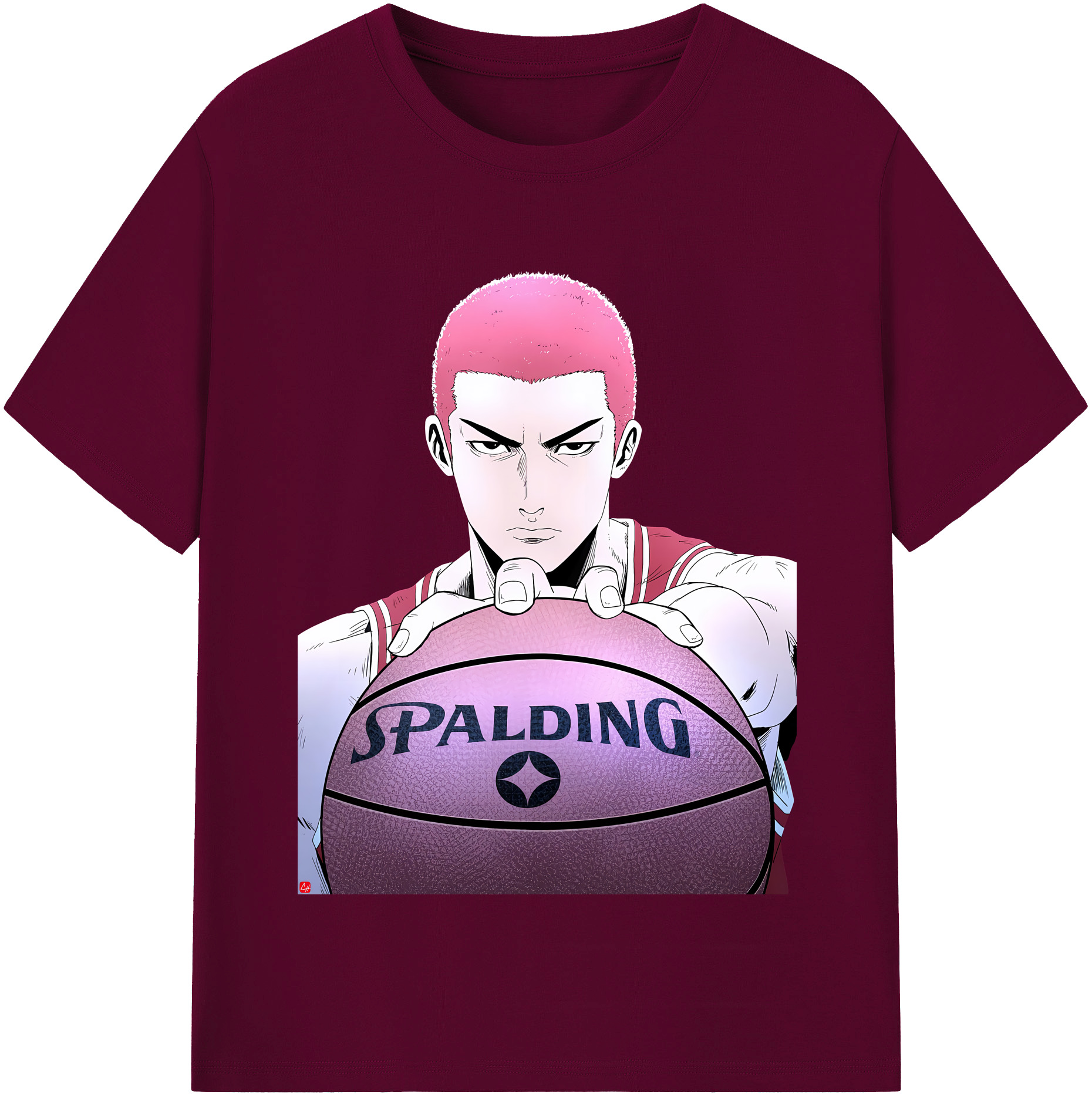 （画像用） SLAM DUNK／スラムダンク レディースカジュアルプリントTシャツ（綿100％）